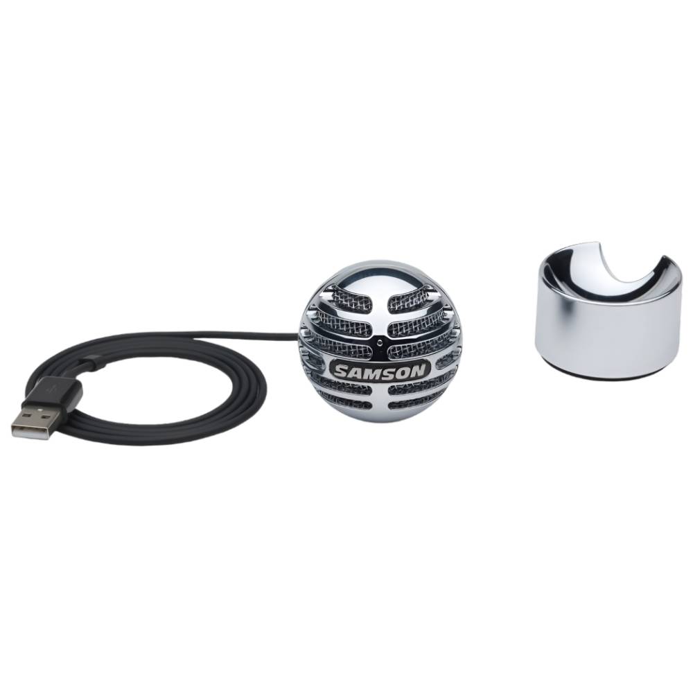 Samson Metreoite USB Studio Microphone - Silver [ESAMETEORITE]