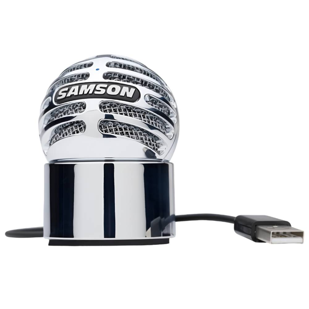 Samson Metreoite USB Studio Microphone - Silver [ESAMETEORITE]