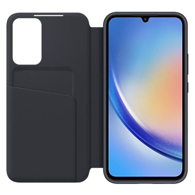 Samsung Smart View Wallet Cover (Suits Galaxy A34 5G) - Black