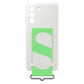 Samsung Silicone Cover with Strap (Suits Galaxy S21 FE) - White