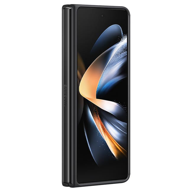 Samsung Leather Cover (Suits Galaxy Z Fold4) - Black