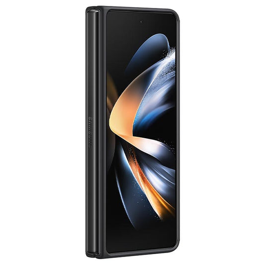 Samsung Leather Cover (Suits Galaxy Z Fold4) - Black