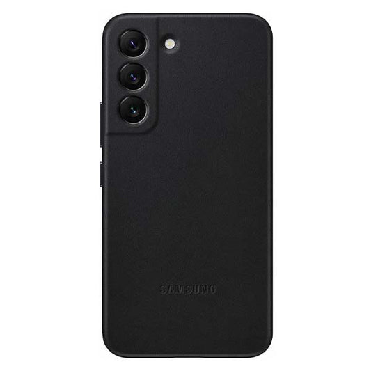 Samsung Leather Cover (Suits Galaxy S22+) - Black