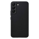 Samsung Leather Cover (Suits Galaxy S22+) - Black