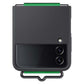 Samsung Silicone Cover with Strap (Suits Galaxy Z Flip4) - Black