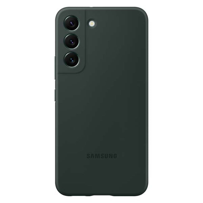 Samsung Silicone Cover (Suits Galaxy S22+) - Forest Green