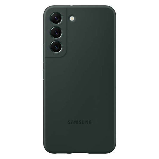 Samsung Silicone Cover (Suits Galaxy S22+) - Forest Green