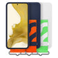 Samsung Silicone Cover with Strap (Suits Galaxy S22) - Navy
