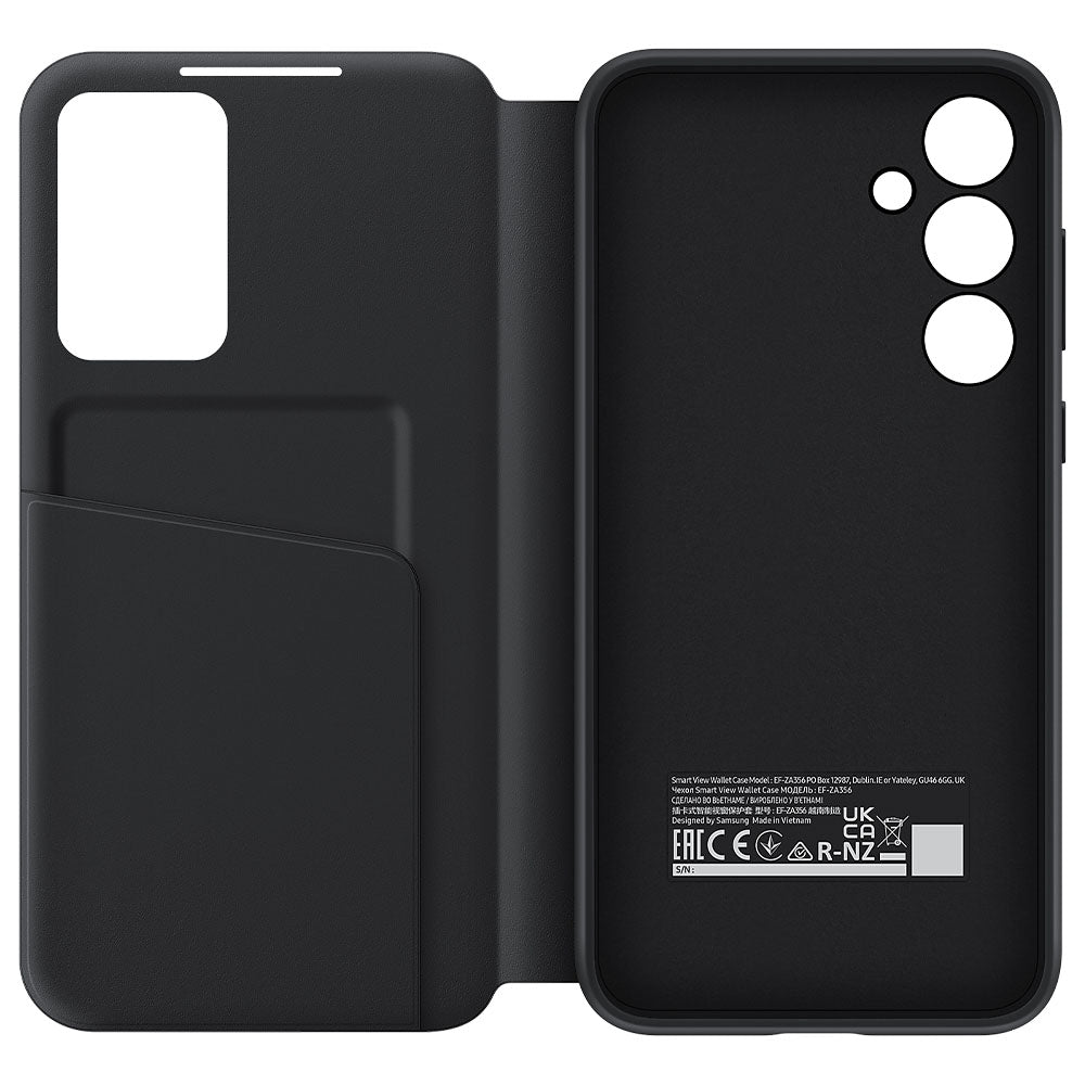 Samsung Smart View Wallet Case (Suits Galaxy A35) - Black