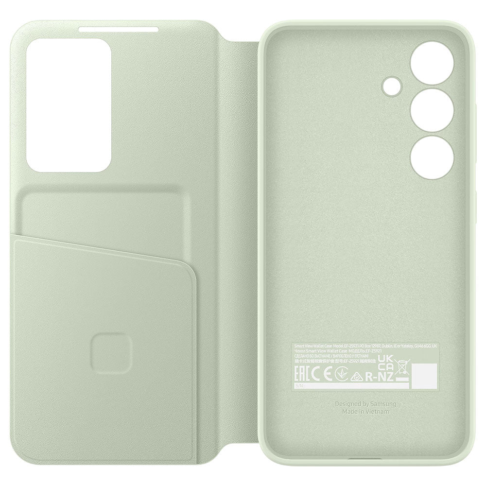 Samsung Smart View Wallet Case (Suits Galaxy S24) - Light Green