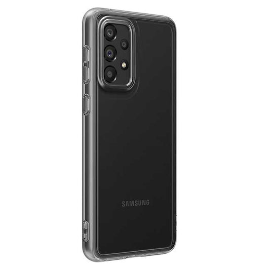Samsung Soft Clear Cover (Suits Galaxy A33) - Black