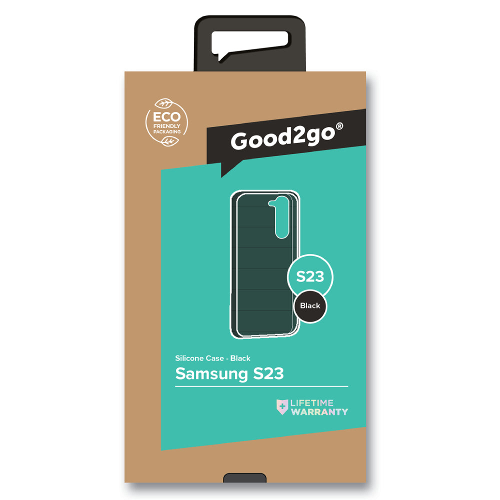 Good 2 Go Silicone Liquid Case (Suits Galaxy S23) - Black