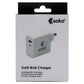 Soka 65W Gan3 Fast Wall Charger Adapter [USB C + USB A] - White