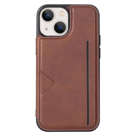 Soka Hanman Card Leather Case (Suits iPhone 15 Plus) - Brown