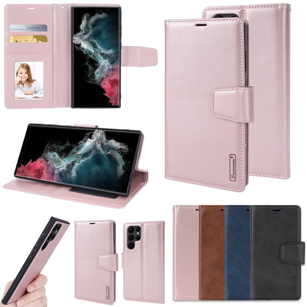 Soka Hanman Detachable Wallet Case (Suits Galaxy S25 Ultra) - Rose Gold