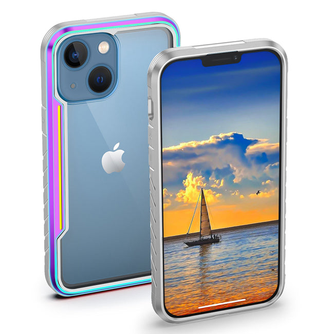 Soka Metal Case (Suits iPhone 15 Plus) - Rainbow