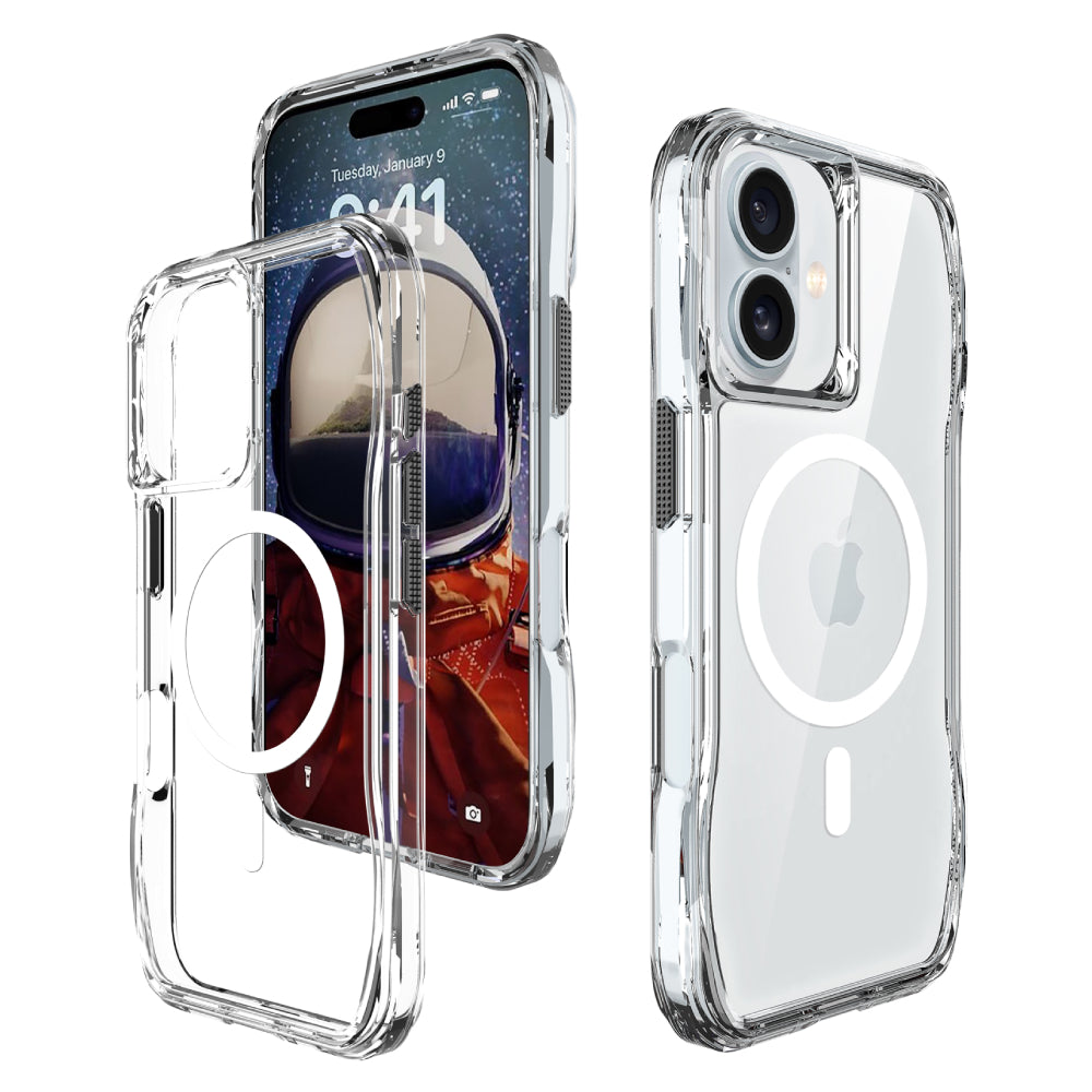Soka Octagon Magsafe Case (Suits iPhone 16) - Clear
