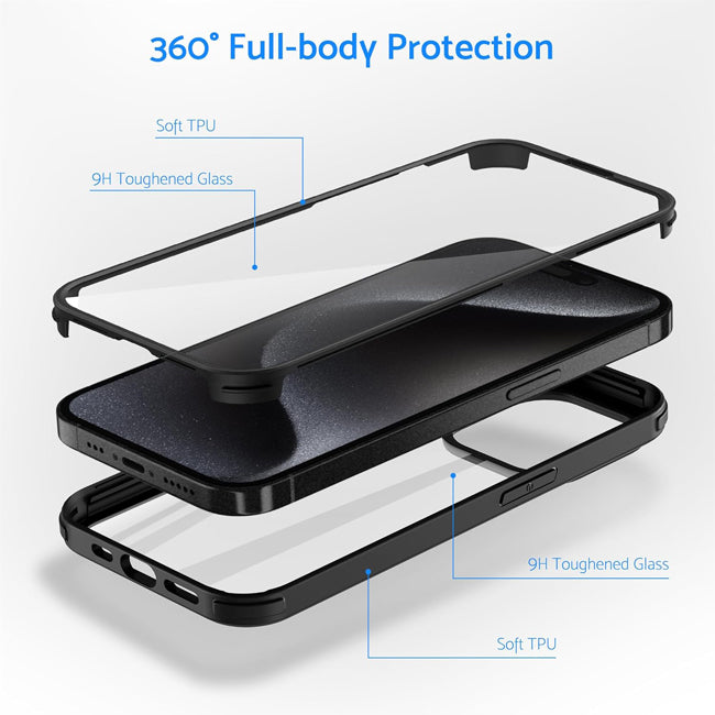 Soka Redpepper Case (Suits iPhone 15 Pro) - Black
