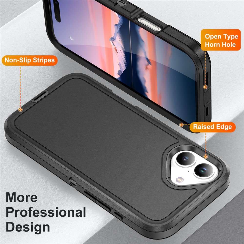 Soka Rugged Phone Case (Suits iPhone 17) - Black