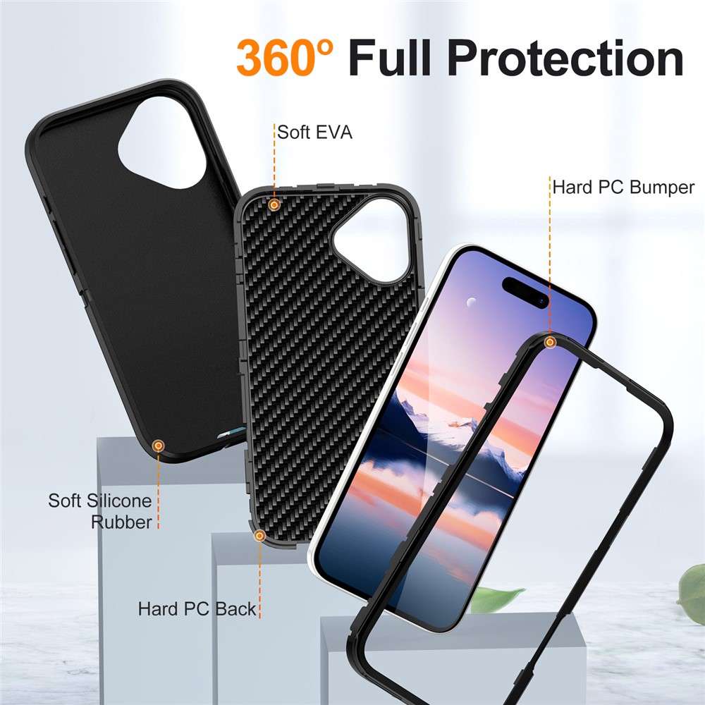Soka Rugged Phone Case (Suits iPhone 17) - Black
