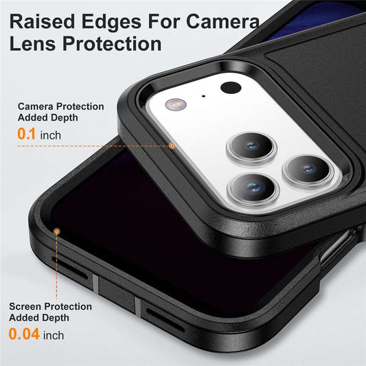 Soka Rugged Phone Case (Suits iPhone 17 Pro) - Black