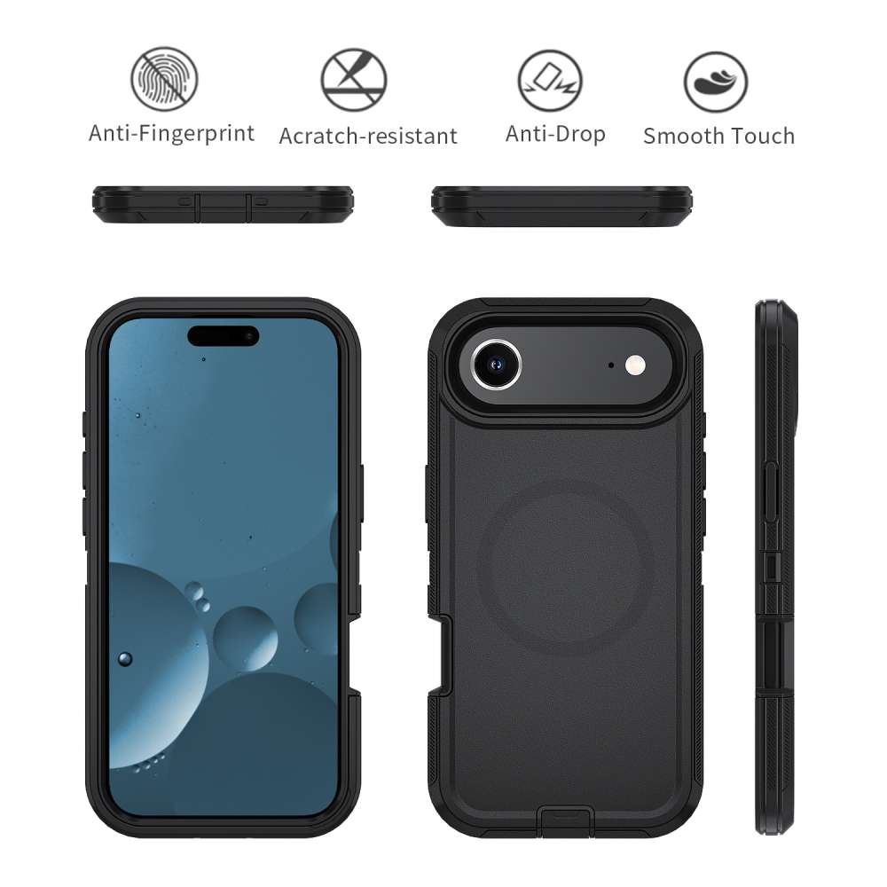 Soka Rugged Phone MagSafe Case (Suits iPhone 17 Air) - Black