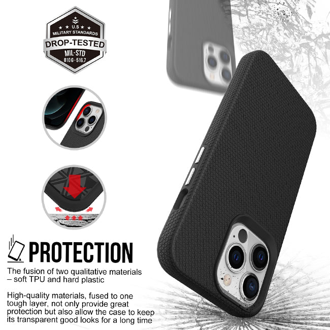 Soka Triangle Magsafe Case (Suits iPhone 15 Pro Max) - Black