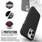 Soka Triangle Magsafe Case (Suits iPhone 15 Pro) - Black