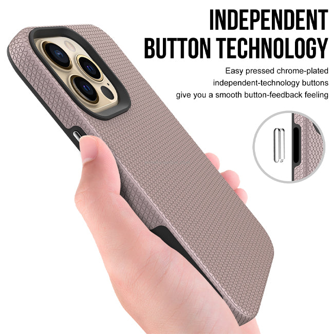 Soka Triangle Case (Suits iPhone 13 Pro Max) - Rose Gold