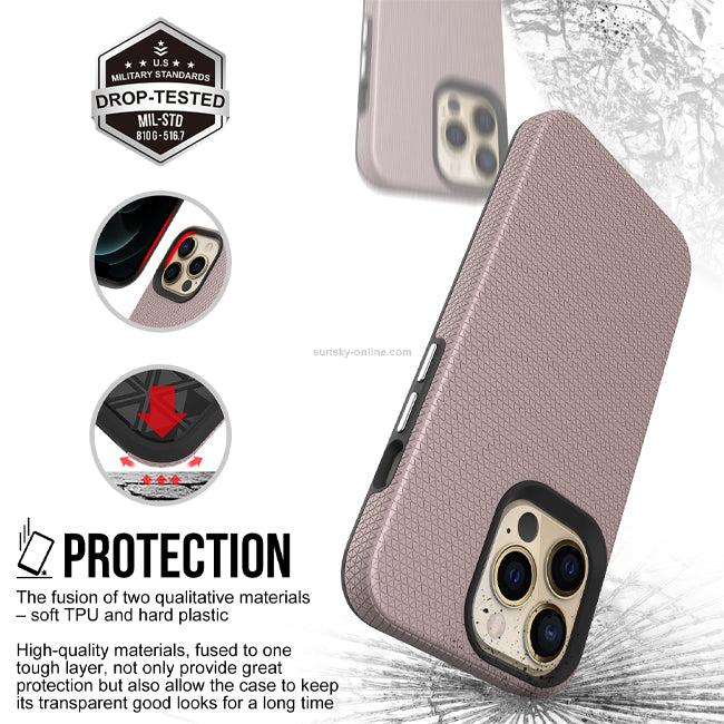 Soka Triangle Case (Suits iPhone 13 Pro Max) - Rose Gold