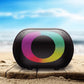 Sway Halo LED IPX5 Splash Resistant 10W Bluetooth Speaker - Black