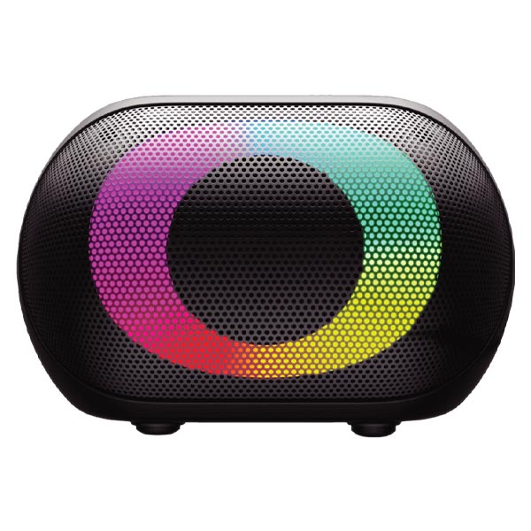 Sway Halo LED IPX5 Splash Resistant 10W Bluetooth Speaker - Black
