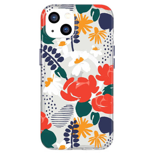 Tech 21 Evo Art MagSafe Case (Suits iPhone 13) – Red Rose