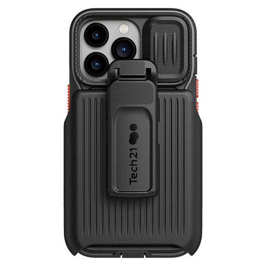 Tech 21 Evo Max Protective Case with Holster (Suits iPhone 13 Pro Max) - Dark Grey