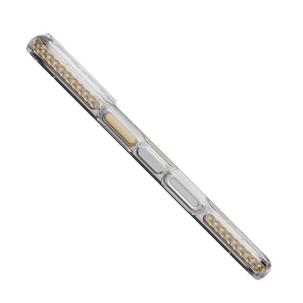 Tech21 EvoCrystal Magsafe Case (Suits iPhone 16) - Clear/Gold