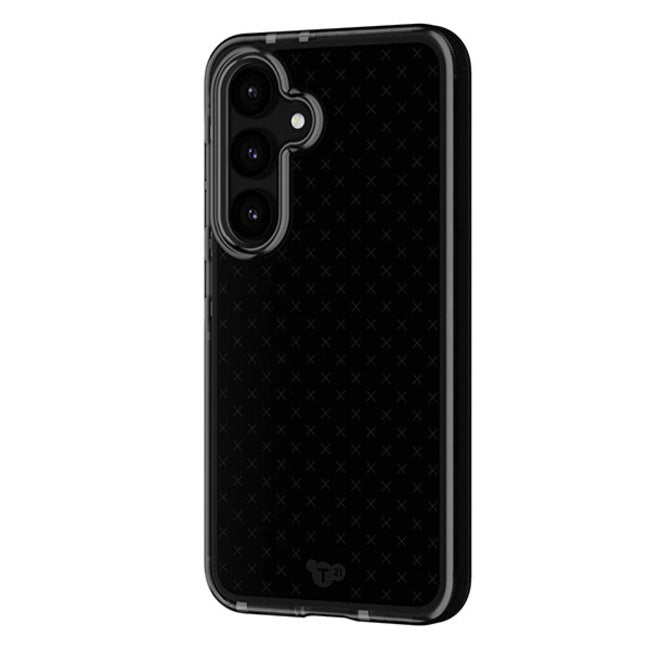 Tech21 Evo Check Case (Suits Galaxy S24) - Smokey Black