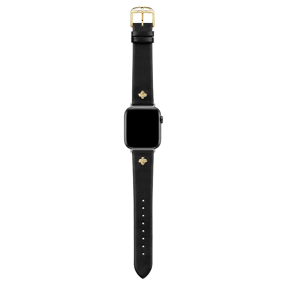 Ted Baker Leather Bumblebee Pin Apple Watch Strap (38/ 40 MM) - Black