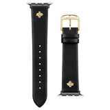 Ted Baker Leather Bumblebee Pin Apple Watch Strap (38/ 40 MM) - Black