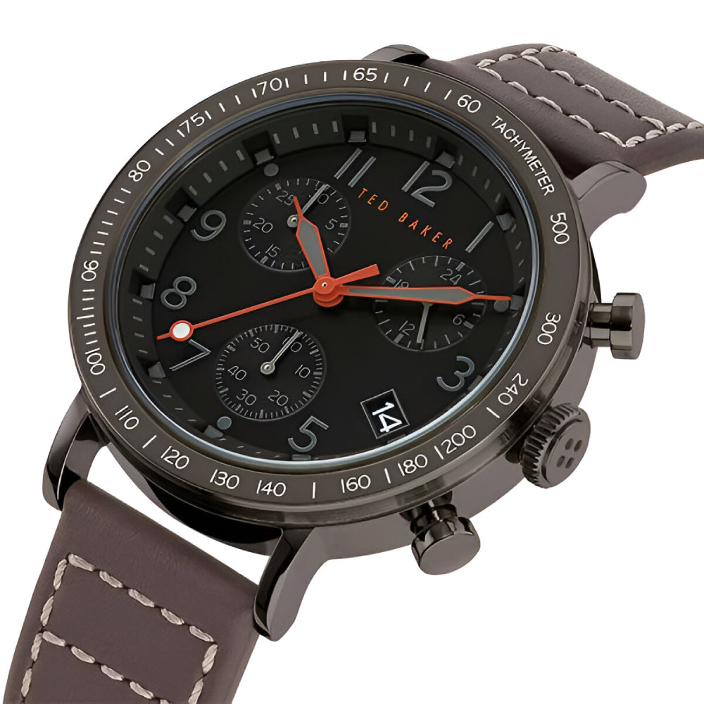 Ted Baker Marteni Brown Leather Strap Watch (BKPMRF902)