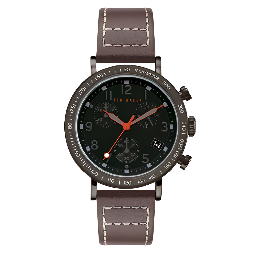 Ted Baker Marteni Brown Leather Strap Watch (BKPMRF902)