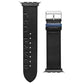 Ted Baker Ted Logo Leather Apple Watch Strap (42/ 44 MM) - Black