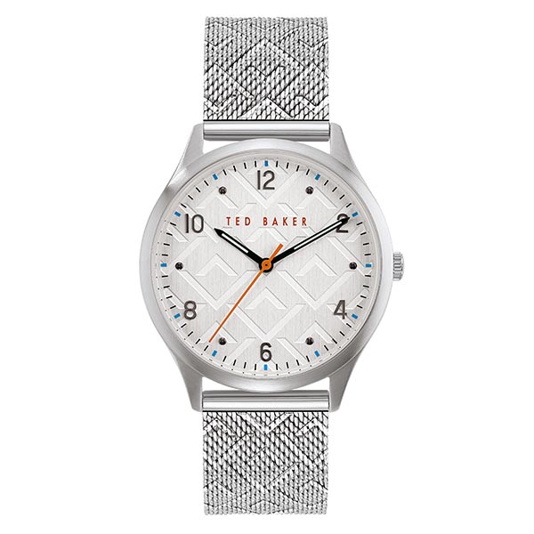 Ted Baker Manhatt Silver Mesh Watch (BKPMHS001)