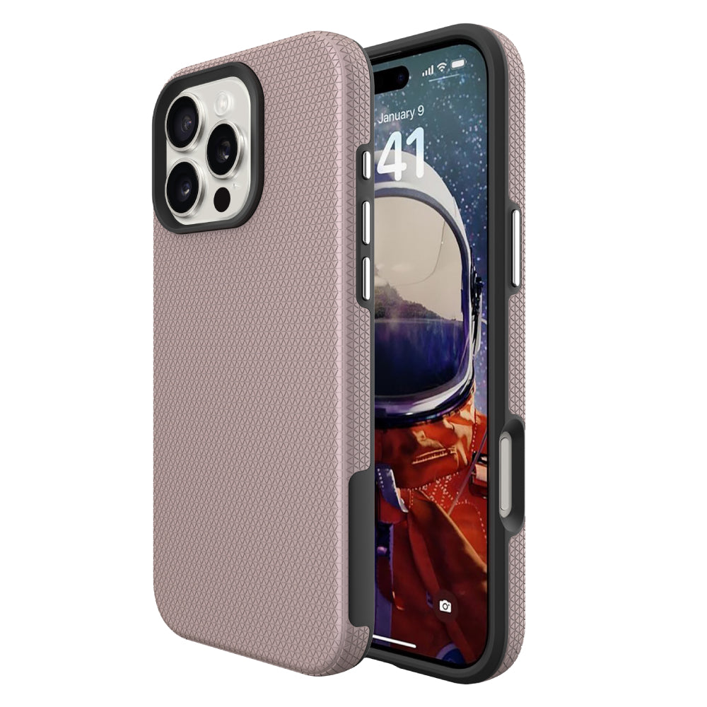 Soka Triangle Case (Suits iPhone 16 Pro) - Rose Gold