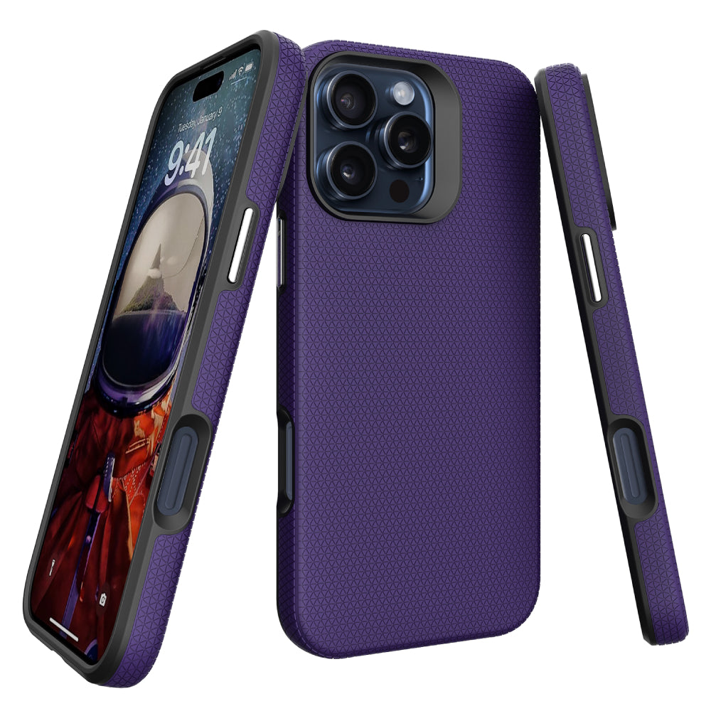 Soka Triangle Case (Suits iPhone 16 Pro) - Purple