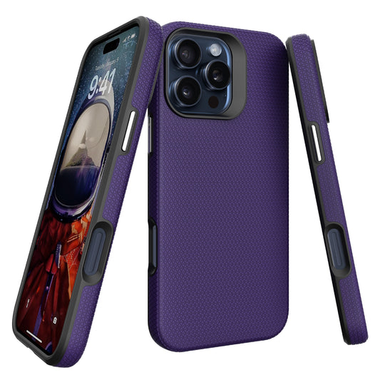 Soka Triangle Case (Suits iPhone 16 Pro) - Purple