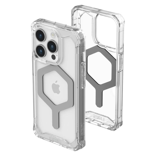 UAG Plyo MagSafe Case (Suits iPhone 15 Pro) - Ice/Silver