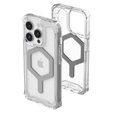 UAG Plyo MagSafe Case (Suits iPhone 15 Pro) - Ice/Silver