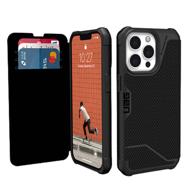 UAG Metropolis Case (Suits iPhone 13 Pro Max) - Kevlar Black