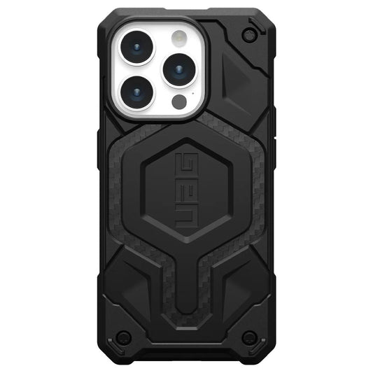 UAG Monarch Pro MagSafe Case (Suits iPhone 15 Pro) - Carbon Fiber