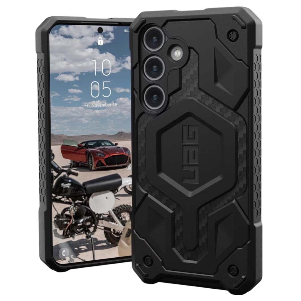 UAG Monarch Series Case (Suits Galaxy S24) - Carbon Fiberphone cas